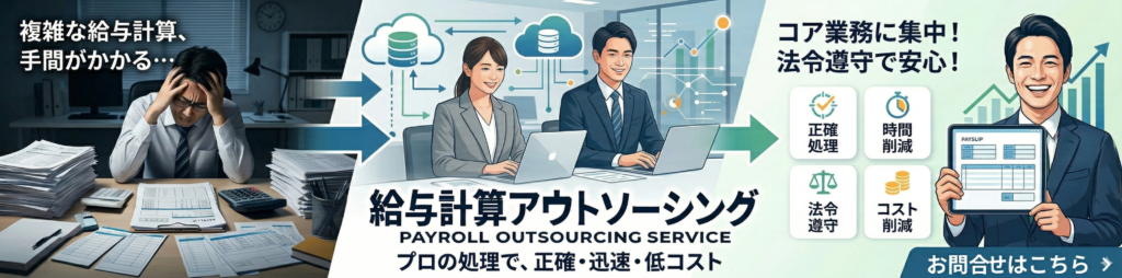 給与計算アウトソーシングの説明